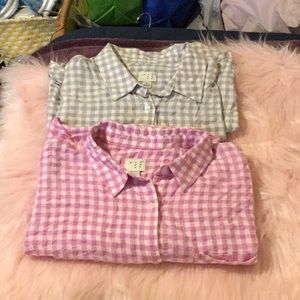 A NEW DAY SET OF 2 LONG SLEEVE TOPS - SIZE -LARGE